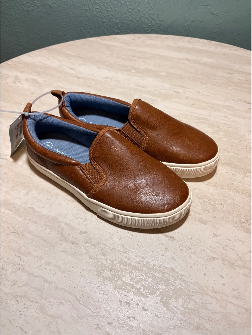 Cat & Jack Toddler Brown Slip-On Casual Shoes Size 3